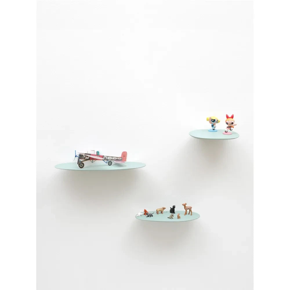 Moustache - Isola Ceramic Shelf, Studio Brichetziegler - 3-Piece Set | Almond Green