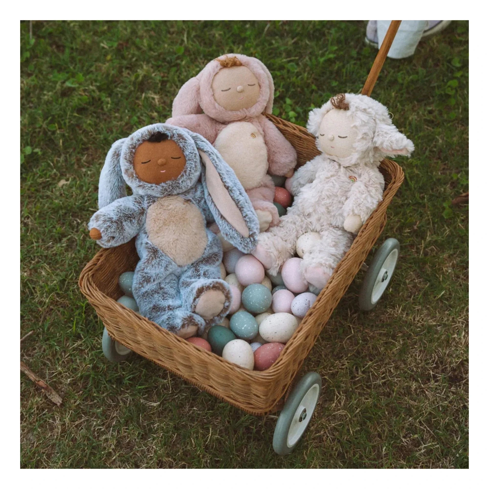 Olli Ella - Cozy Dinkums Tavşan bebek | Gri