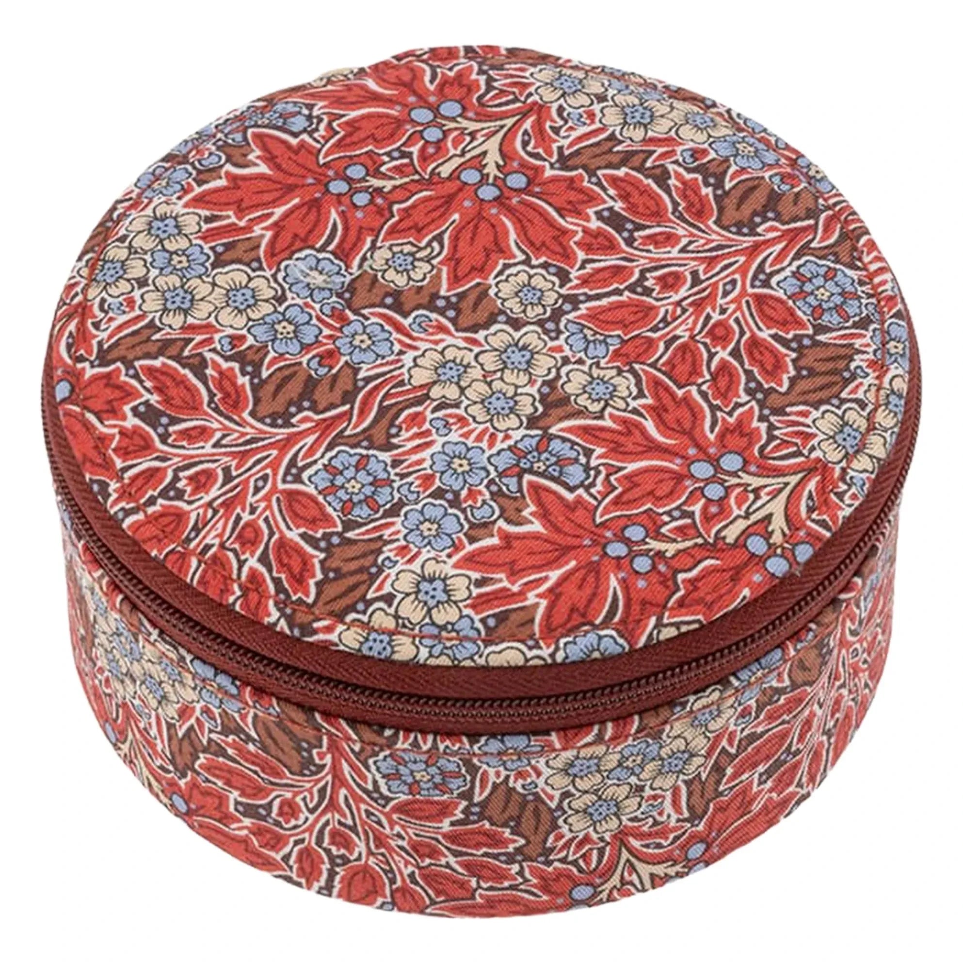 Bon Dep - Round MW Liberty Aubrey Forest Jewelry Box | Red