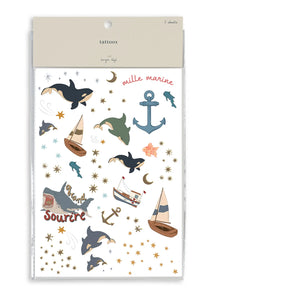 Konges Sløjd - Temporary Tattoos | Blue