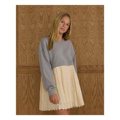 Rylee + Cru - Sweat Dress | Gray Blue