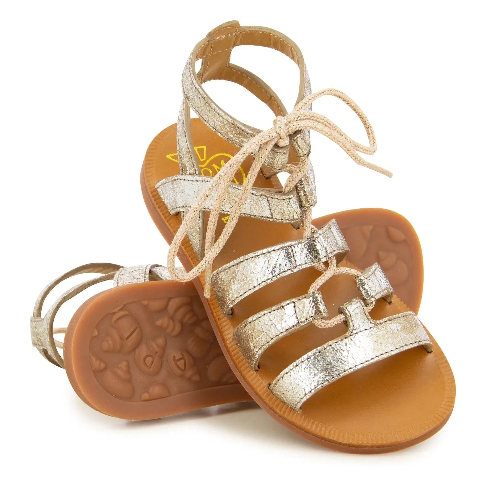 Pom d'Api - Plagette Guily Strap Sandal | Gold