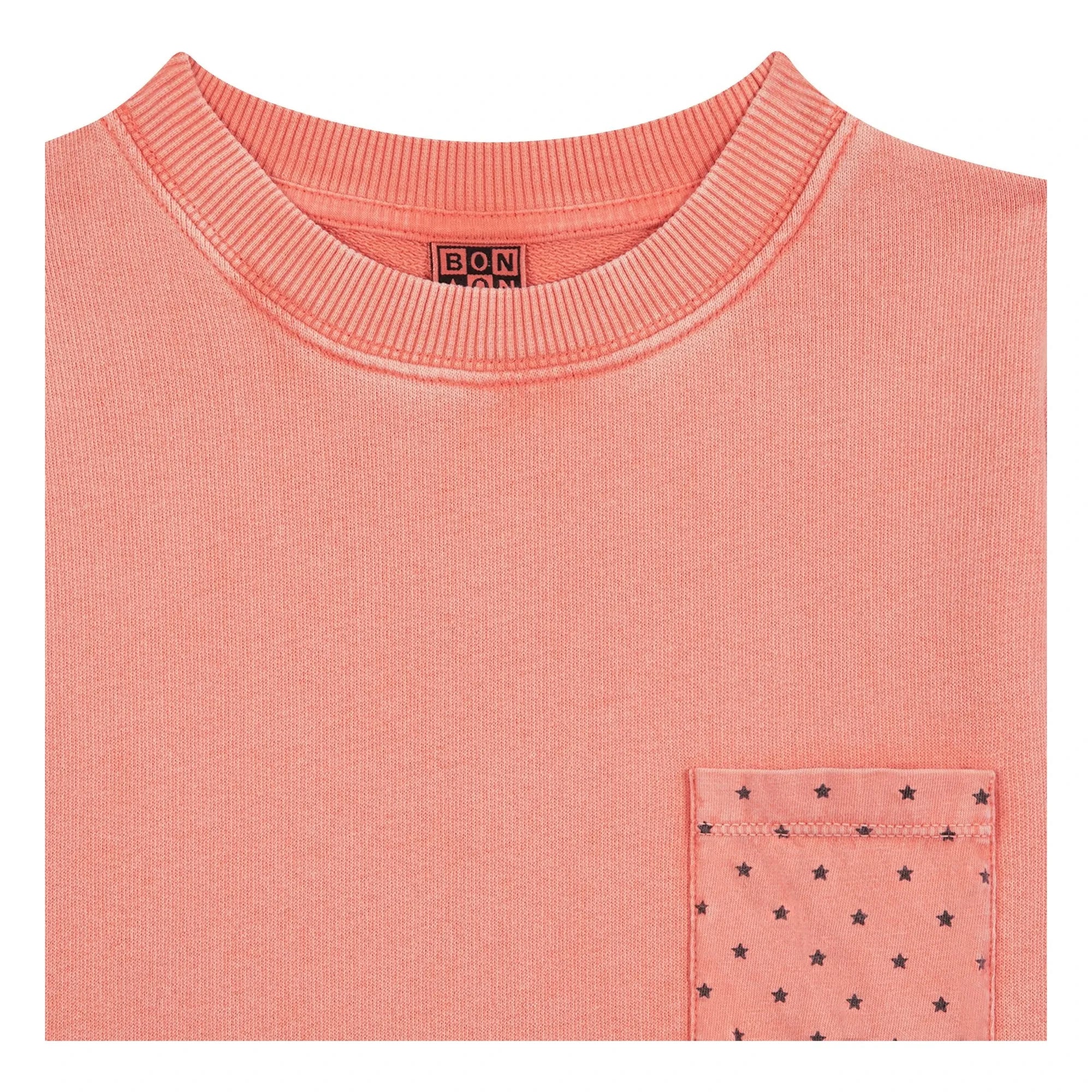 Bonton - Narciss Star Pocket Sweatshirt | Pink