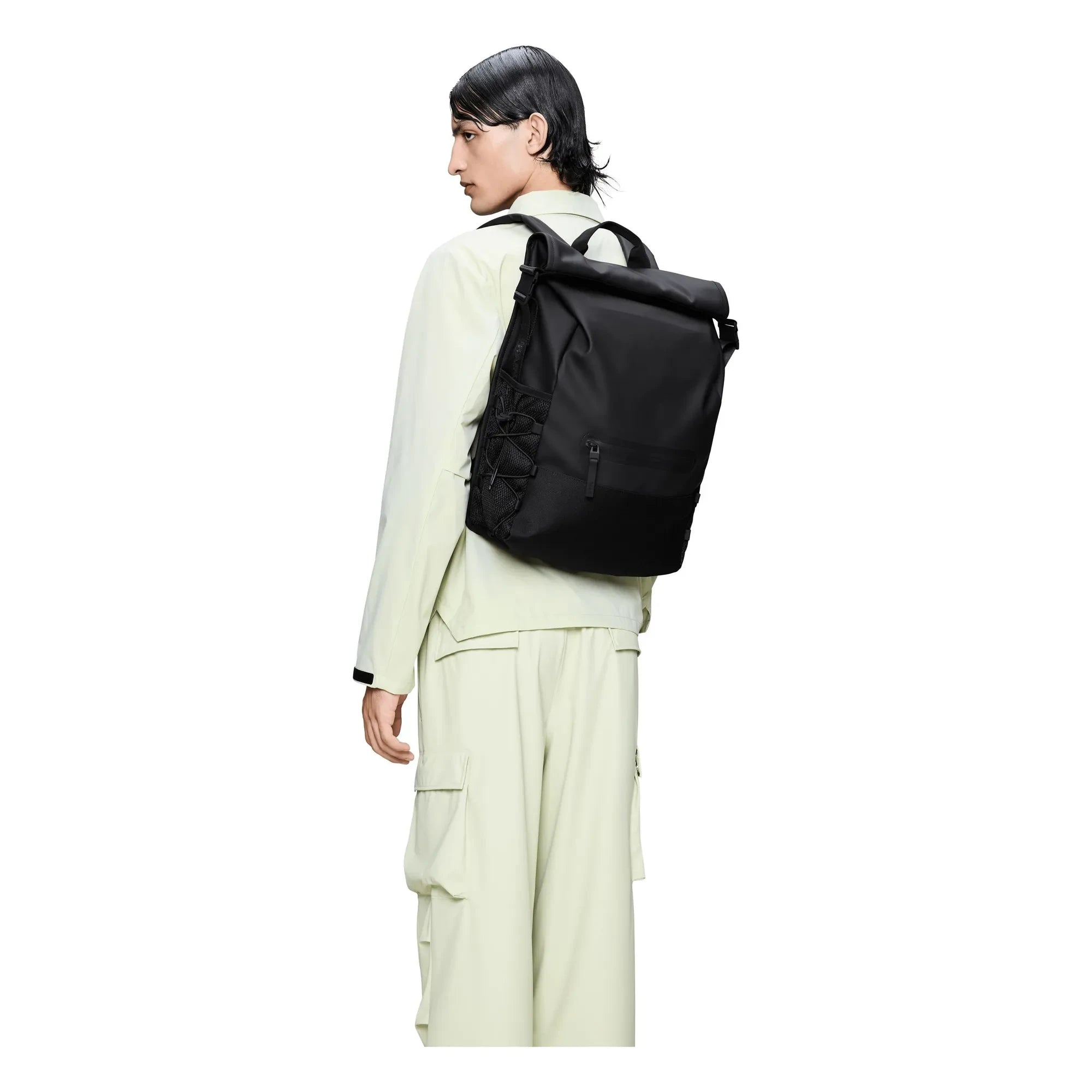 Rains - Trail Rolltop W3 Bag | Black