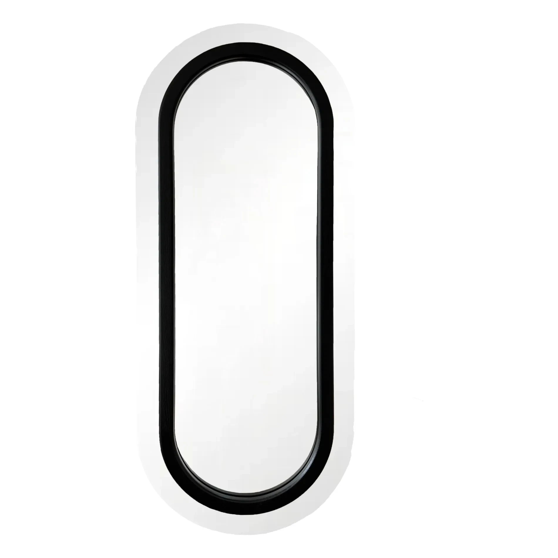 Gabrielle Paris - Blackened Oak Veneered Victor Mirror | Black