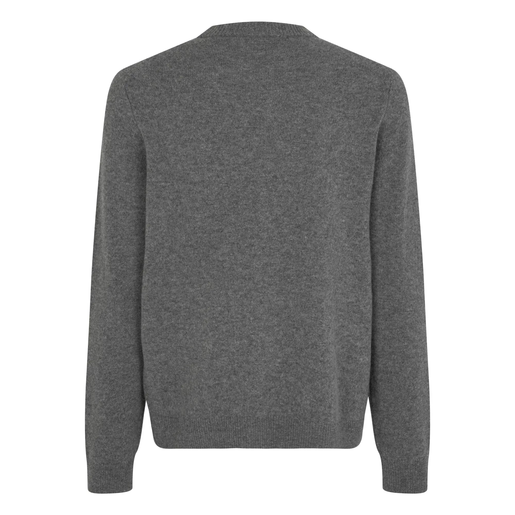 Samsoe Samsoe - Isak Wool Crew Neck Sweater | Gray