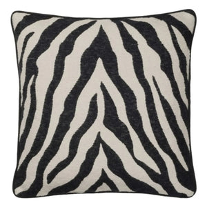 Broste Copenhagen - Zebra yastık kılıfı | Noir/Blanc