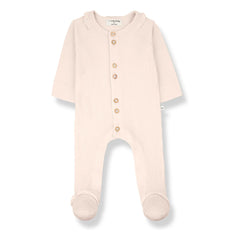 1+ in the Family - Clareta Ribbed Pajamas | Beige Pink