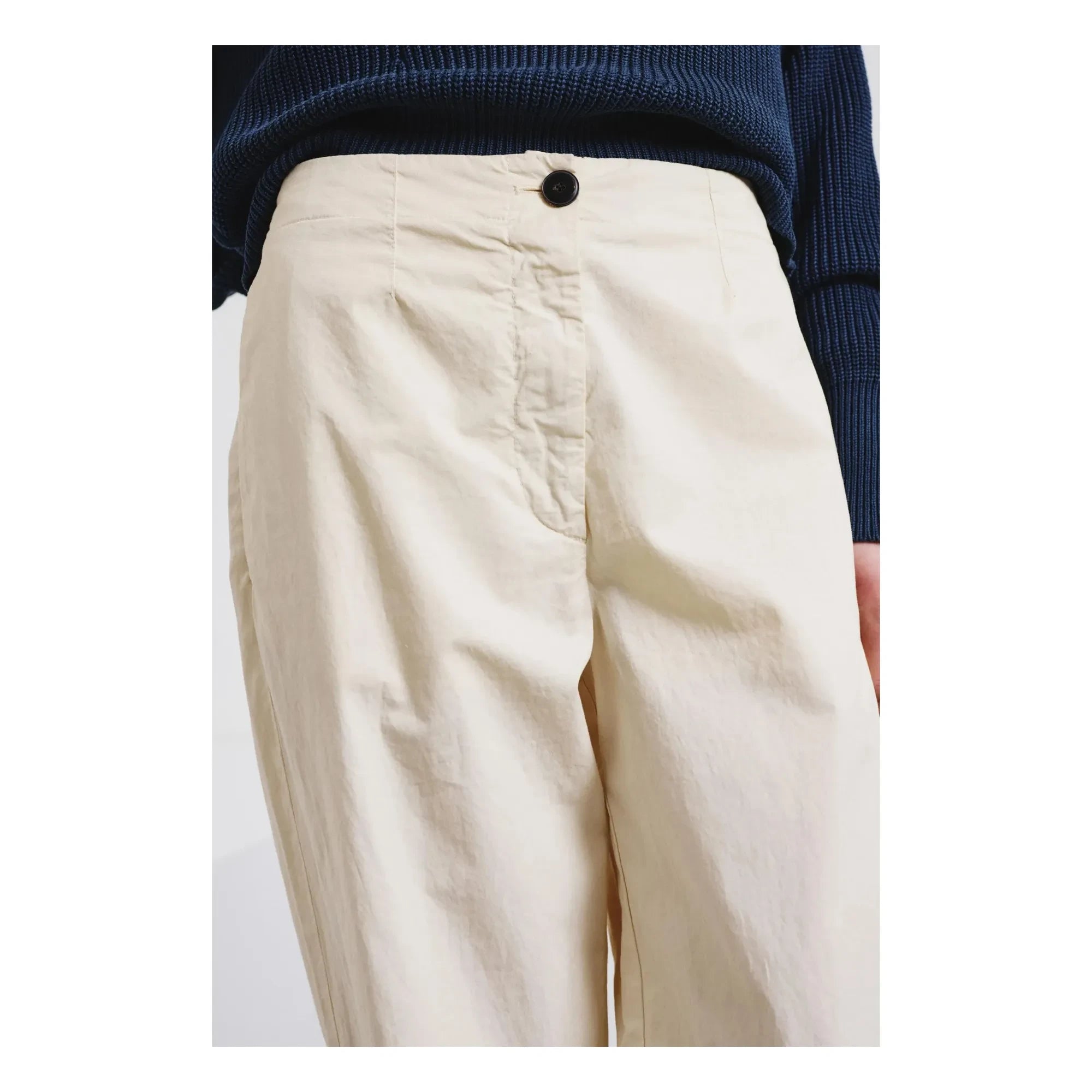 Pomandère - Pamuk Gabardin Pantolon | Krem