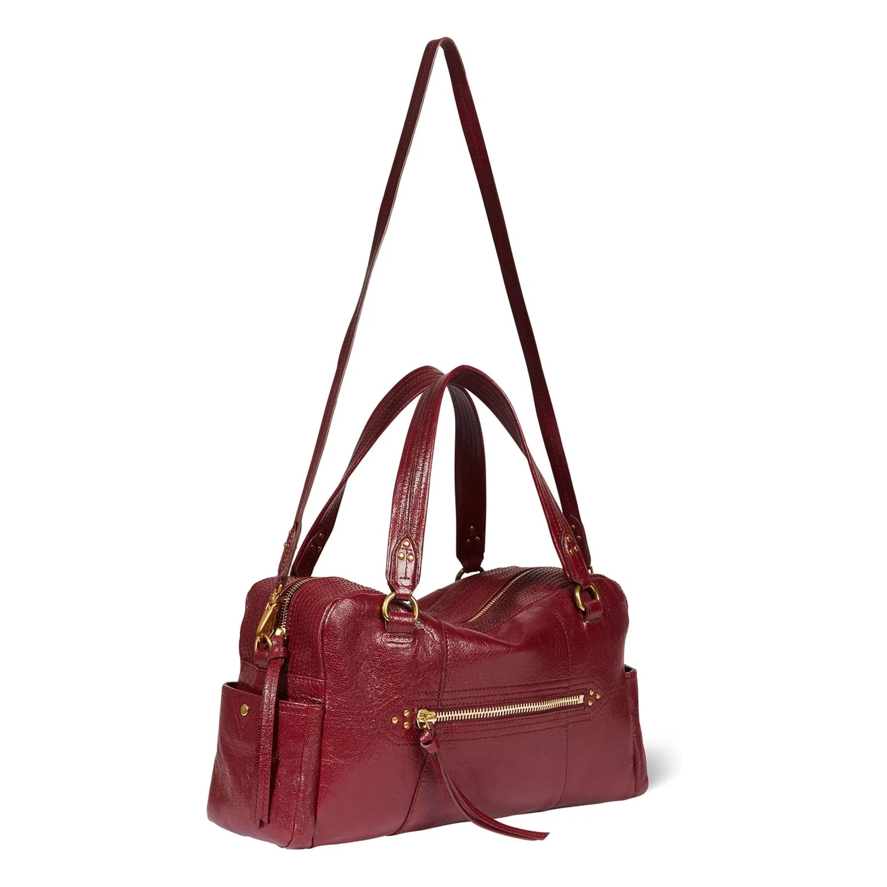 Jérôme Dreyfuss - Lucky Bowling Bag Goat | Burgundy