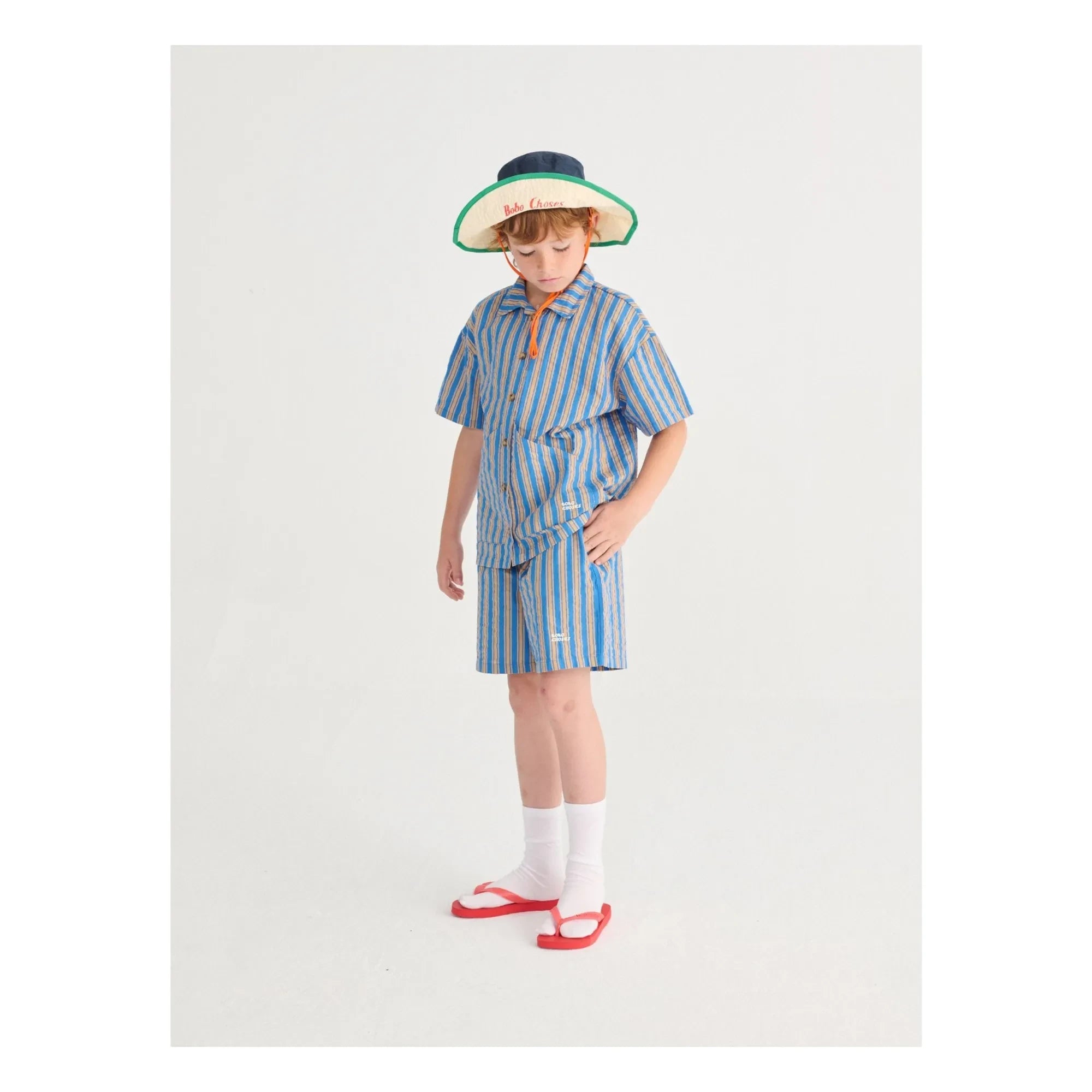 Bobo Choses - Striped Shorts | Blue
