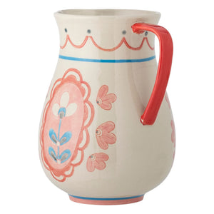 Bloomingville - Stoneware sürahi Odina | Pudra pembesi