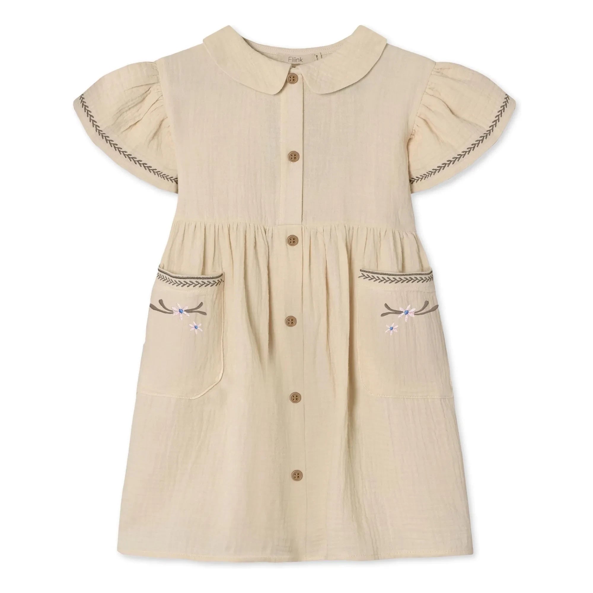 Fliink - Amour Fleurs Dress | Ecru