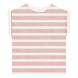 Studio Bohème - Praslin Striped Cotton Jersey T-Shirt | Pink
