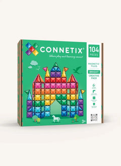 Connetix - Creative Pack - 104 Pieces | Rainbow