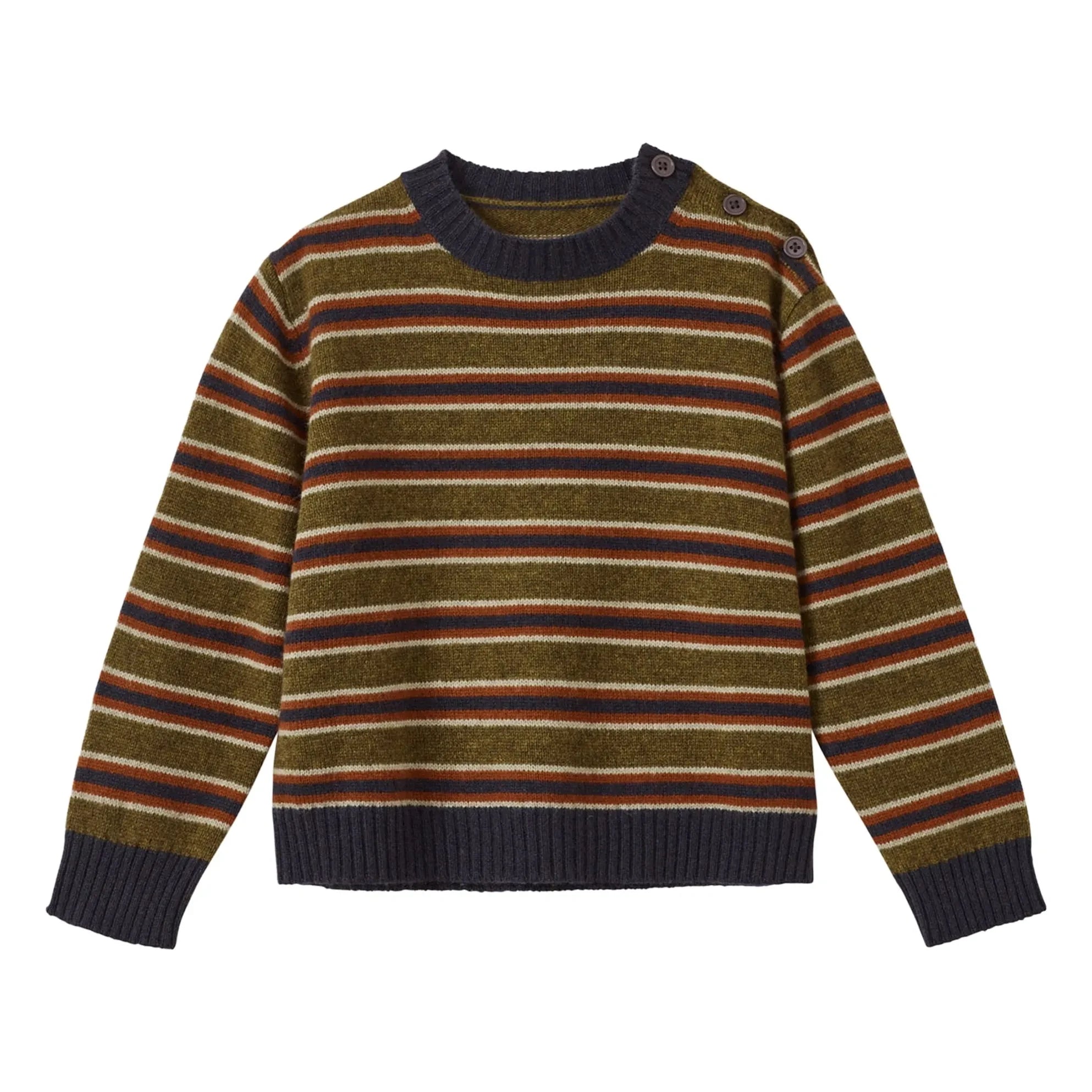Caramel - Chester Merino Sweater | Khaki