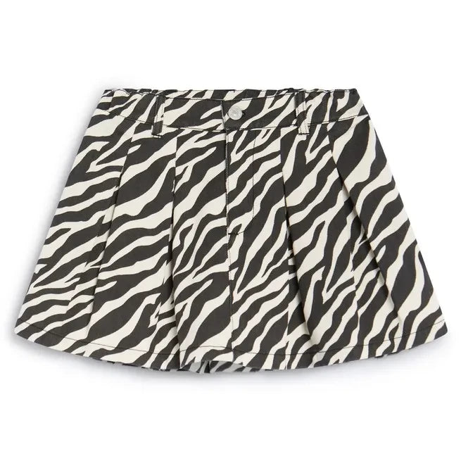the new society - Dakota Zebra Etek | Siyah