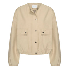 By Bar - Maggie Cotton and Linen Jacket | Dark Beige