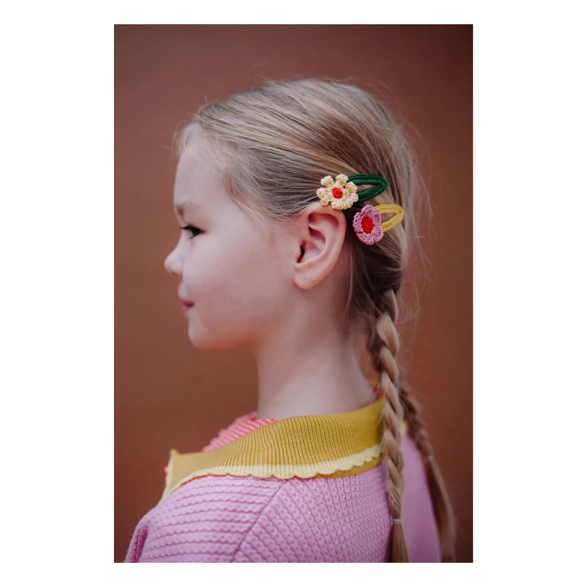 Sticky Lemon - Set of 2 Daisy Hair Clips | Yellow