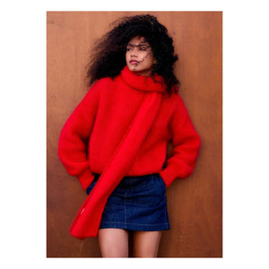 Surprise Paris - Jane Super Kid Mohair Sweater | Red