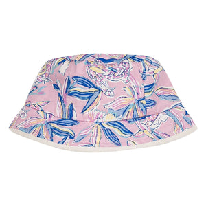 Louise Misha - Lajik Floral Organic Cotton Hat | Pink