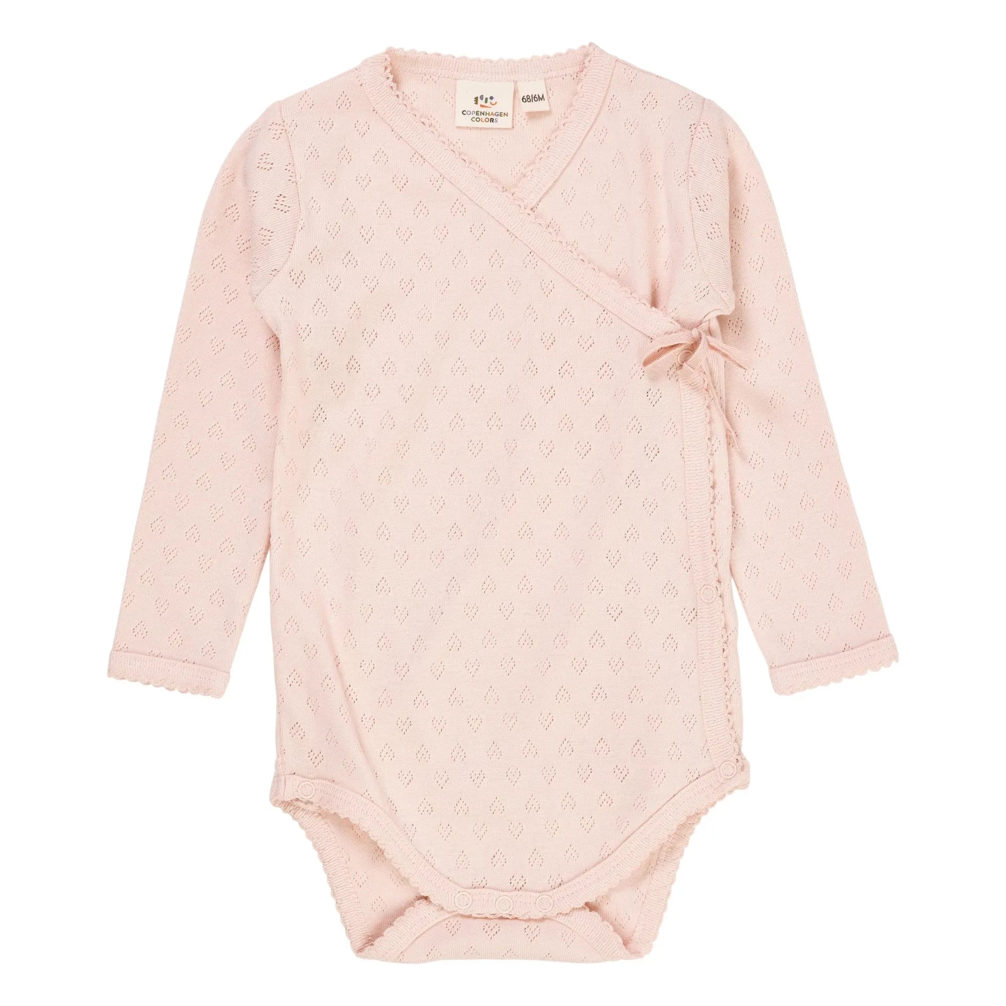 Copenhagen Colors - Body Cache-Coeur Pointelle Organic Cotton | Pale Pink