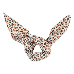 Piupiuchick - Organik Pamuklu Leopar Bandana | Ecru