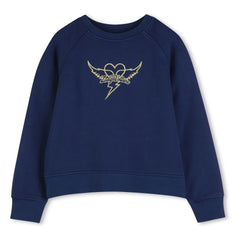 Zadig & Voltaire - Sweat Logo Hearts | Midnight Blue