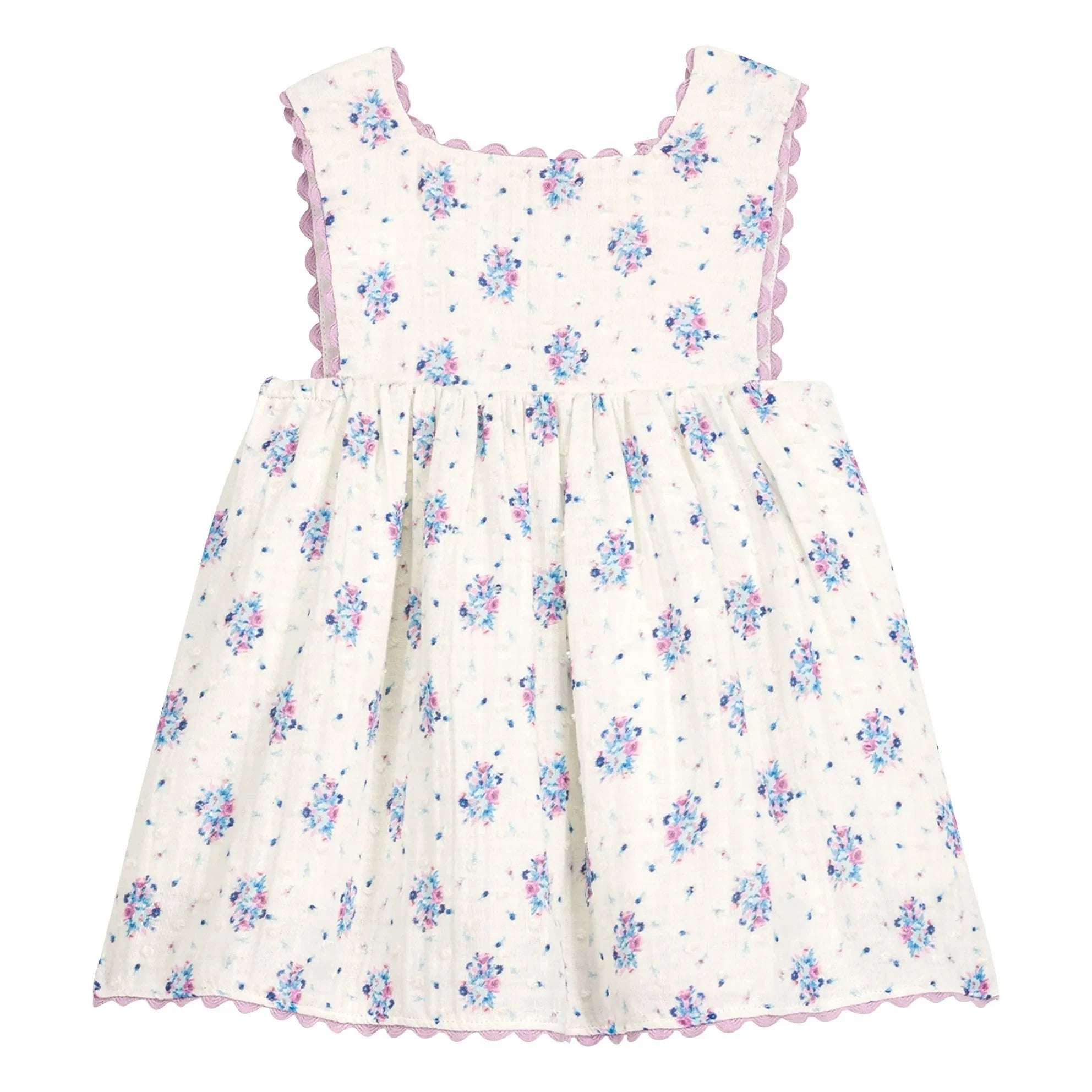 Louise Misha - Aloisa Fleurie Strap Dress | Cream