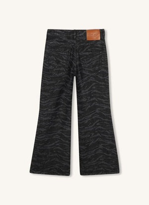 Zadig & Voltaire - Jean Victoria Zebra | Black Denim