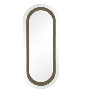 Gabrielle Paris - Victor Lake Painted Wooden Mirror | Khaki