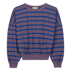 We Are Kids - Tony striped organic cotton sweatshirt | Purple