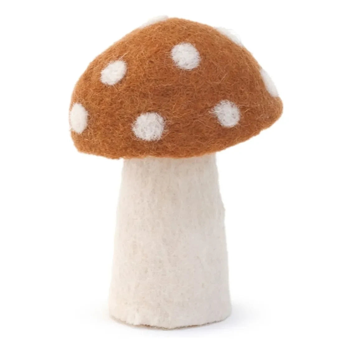 Muskhane - Dotty felt mushrooms - 3-piece set | Caramel