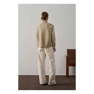 Soeur - Adeline Wool Sleeveless Jacket | Lime