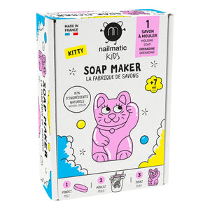 Nailmatic Kids - The Soap Factory Set - Kitty Edition - 1 Soap | Pink