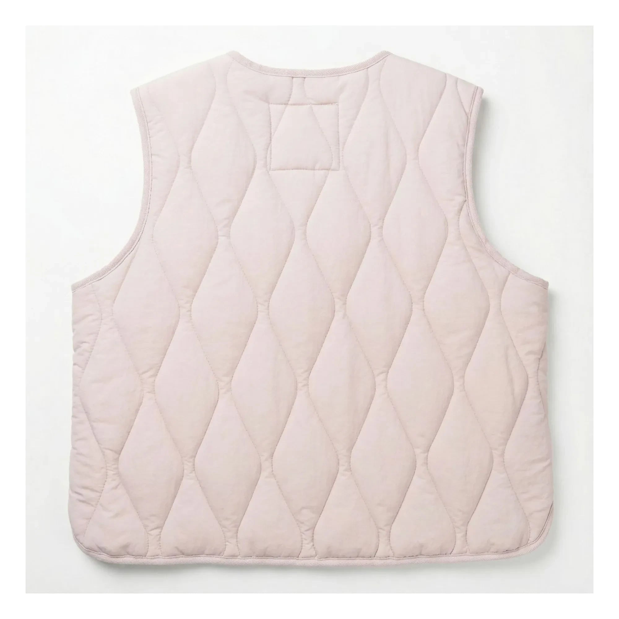 Smallable Kid - Sleeveless Quilted Cheer Jacket | Light Pink