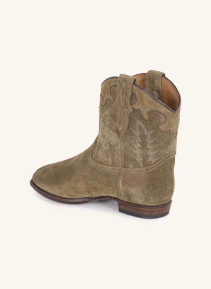 Shiloh Heritage - Early Night Suede Boots | Hazel