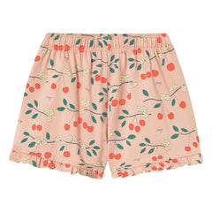 Tinycottons - Cerises Organik Pamuk Şort | Pembe