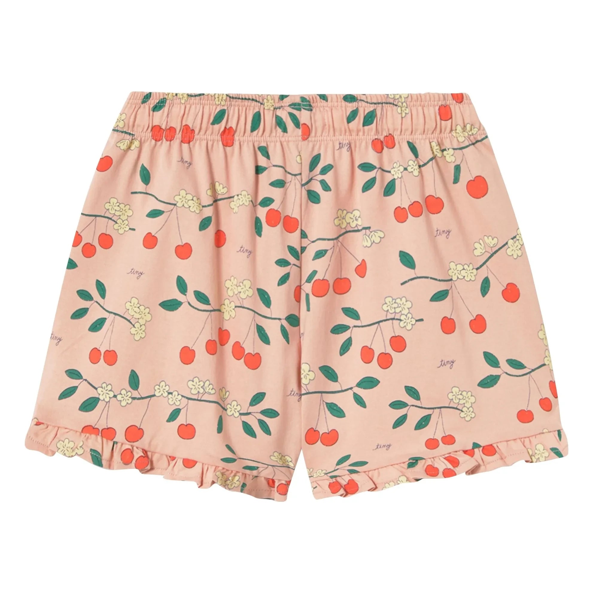 Tinycottons - Cerises Organik Pamuk Şort | Pembe