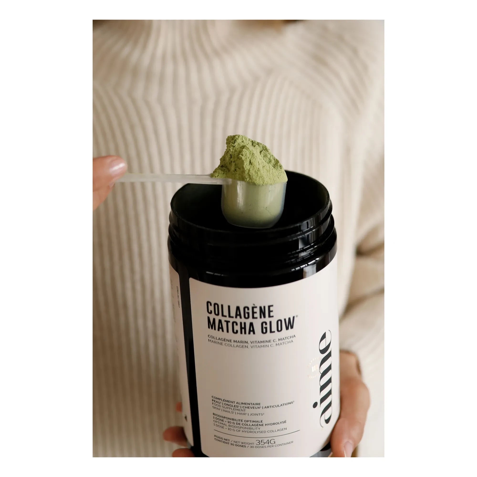 AIME - Matcha Glow Collagen Food Supplement - 30 days