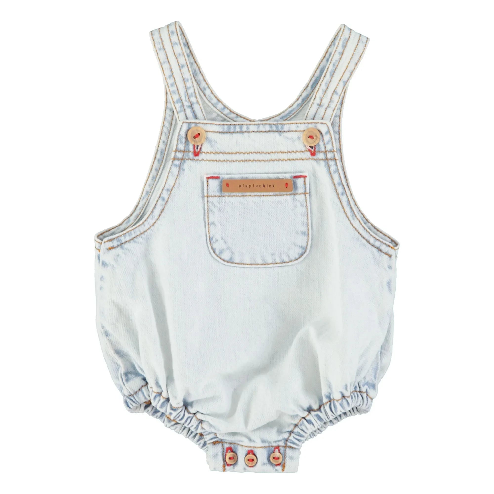Piupiuchick - Denim Overall | Washed Blue