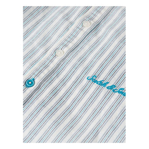 Scotch & Soda - Striped Linen Shirt | Light Blue