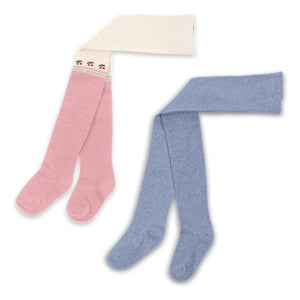 Konges Sløjd - Set of 2 Cherry Tights | Pink