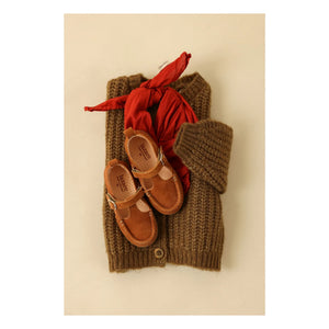 Lazare - Babies Olive Süet | Camel