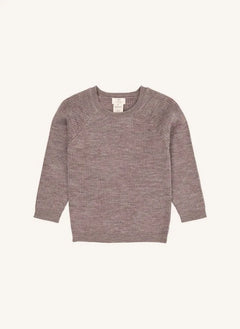 Copenhagen Colors - Classic Merino Wool Sweater | Taupe Brown