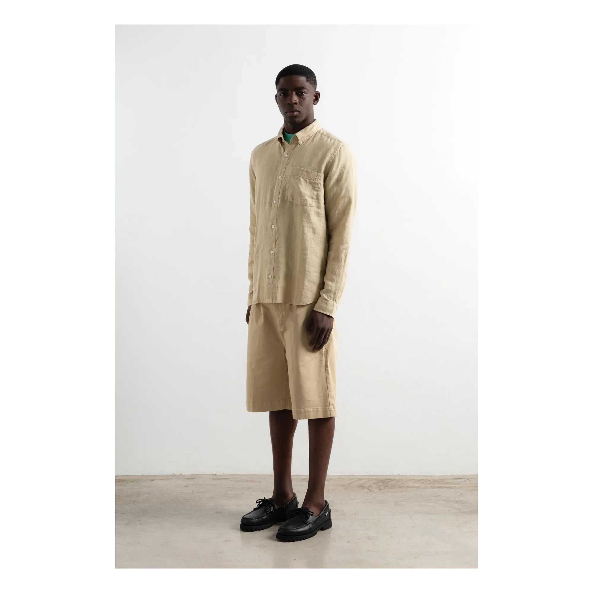 Edmmond Studios - Linen Shirt | Beige