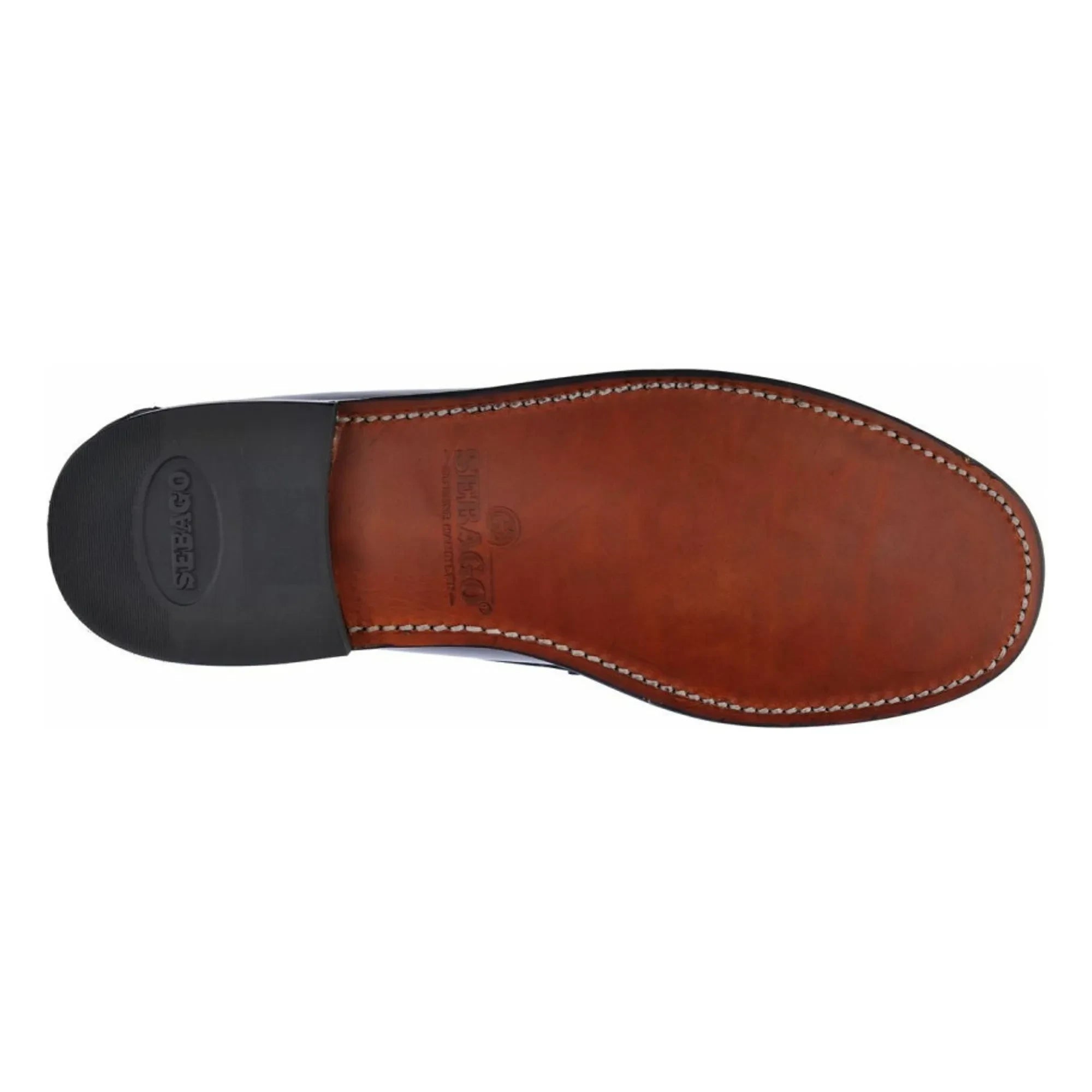 Sebago - İki Renkli Klasik Dan Mokasen | Siyah/Beyaz