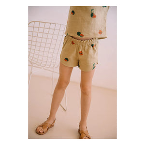 Studio Bohème - Georgette Shorts Karpuz Organic Cotton Gauze | Sage