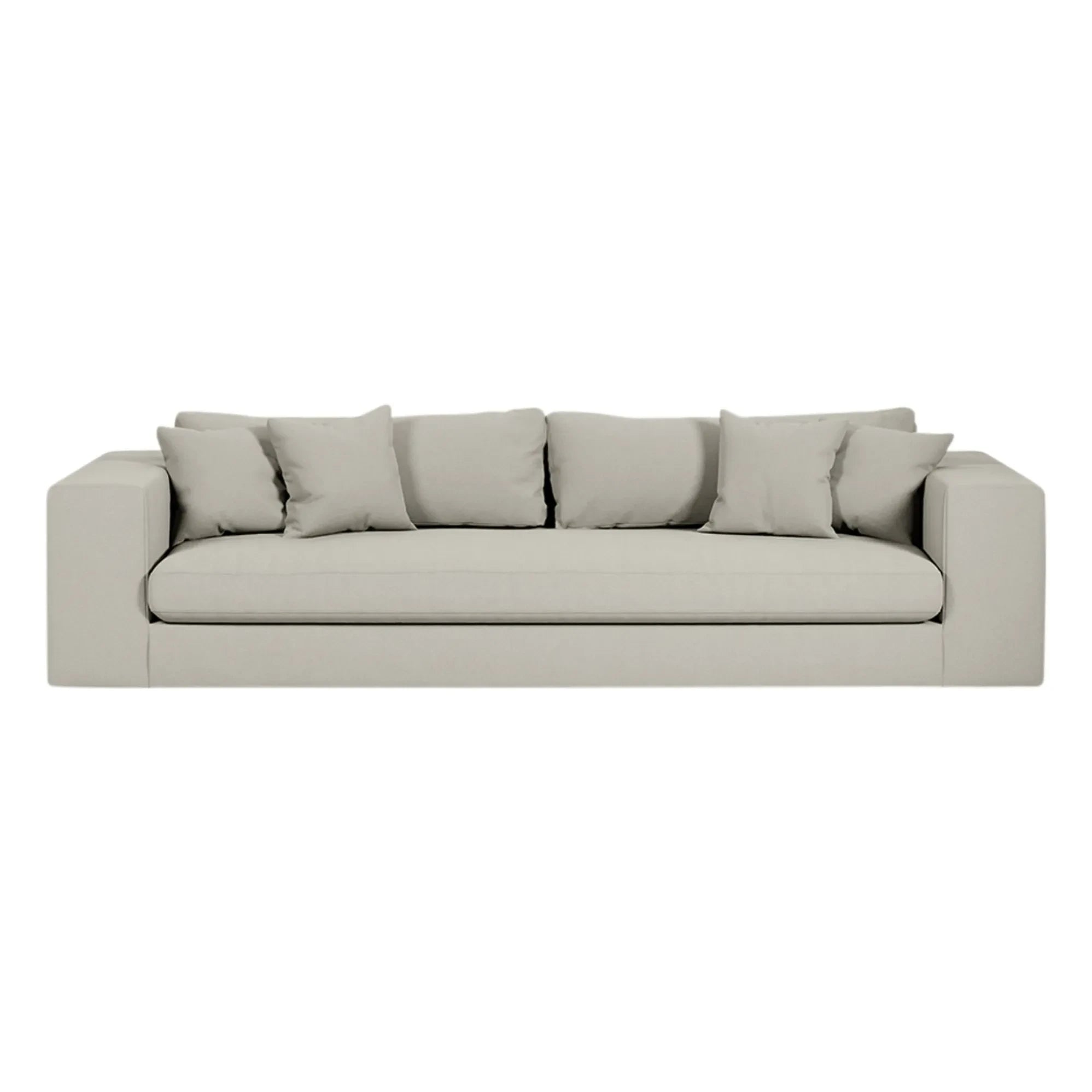 Panac Edition - Bellechasse 3-Seater Sofa, Cotton and Linen - 245 cm | Perle
