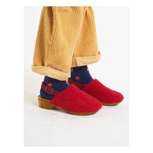 Bobo Choses - Faux Fur Slippers | Red